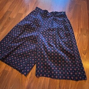 Design Options Bermuda Shorts Navy High Rise Size 8 Women